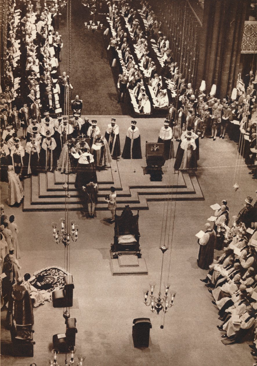 Książę Kentu składa hołd nowo koronowanemu królowi Jerzemu VI, 1937 autorstwa Unbekannt