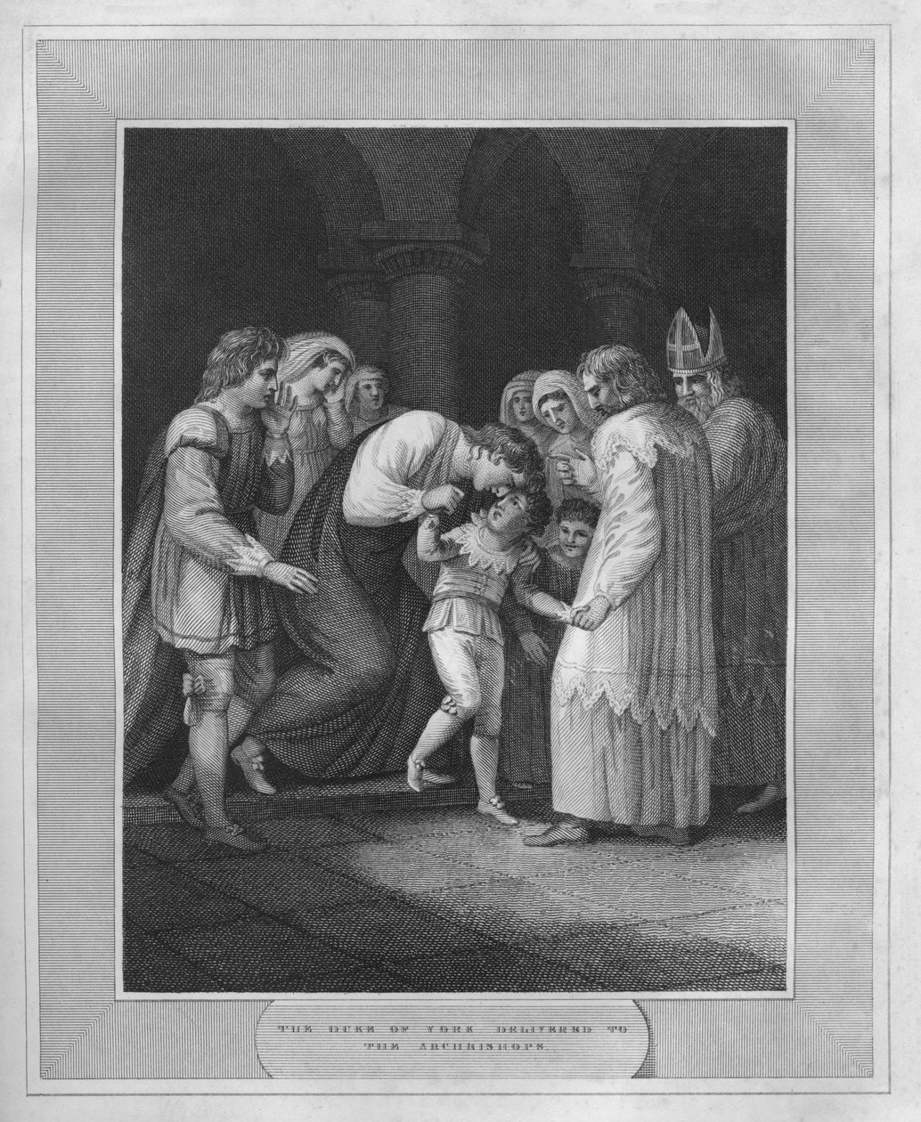 Książę Yorku dostarczony do arcybiskupów, 1838 autorstwa Unbekannt