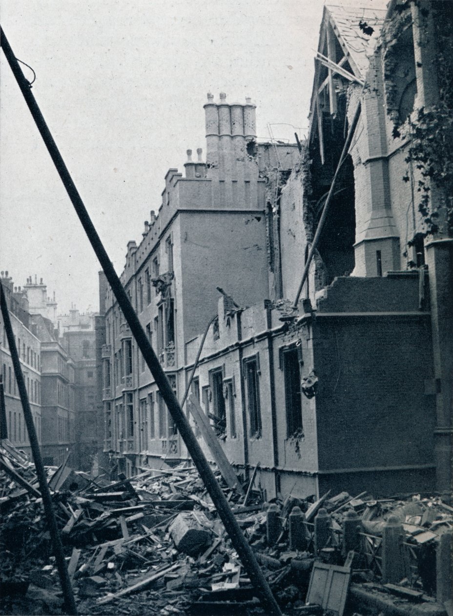 East End of the Middle Temple Hall, 1941. autorstwa Unbekannt