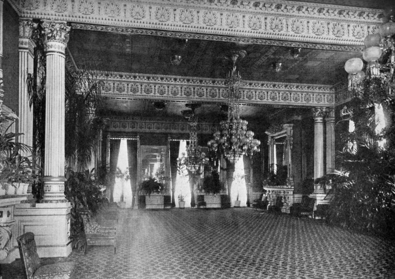 Sala Wschodnia w Białym Domu, Waszyngton DC, USA, 1908 autorstwa Unbekannt