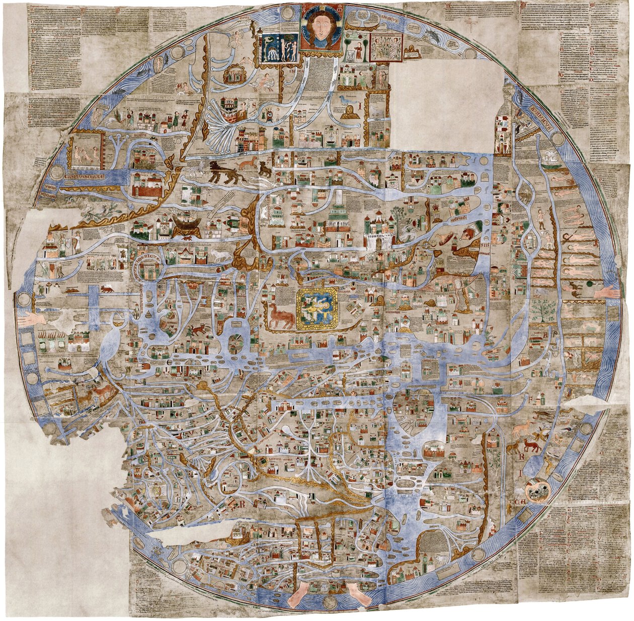 Mapa Ebstorf, ok. 1930 r. 1300 autorstwa Unbekannt