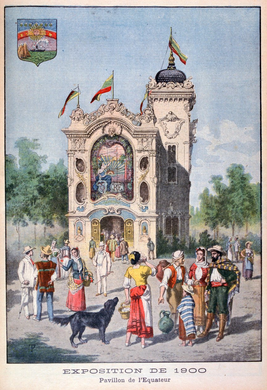 Pawilon ekwadorski na Wystawie Światowej 1900, Paryż, 1900 autorstwa Unbekannt