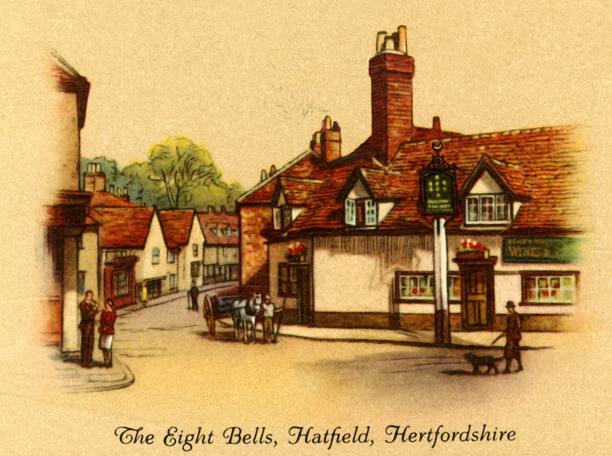 Osiem dzwonów, Hatfield, Hertfordshire, 1939. autorstwa Unbekannt