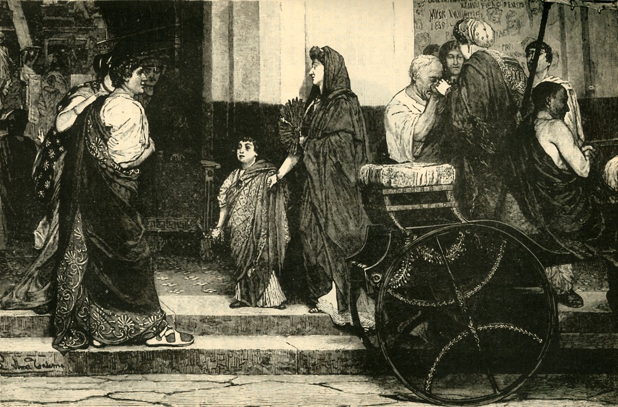 Wejście do teatru rzymskiego, 1890. autorstwa Unbekannt