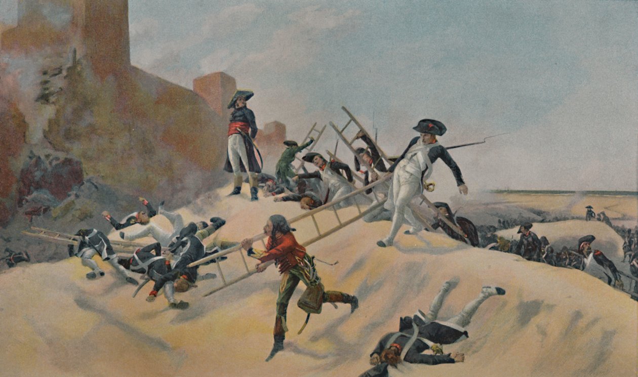 Przykład. - Kleber podczas szturmu Akki, 1799, 1896 autorstwa Unbekannt