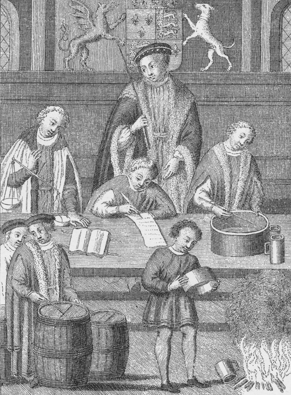 Skarb w czasach Henryka VII, ok. 1490 1904 autorstwa Unbekannt
