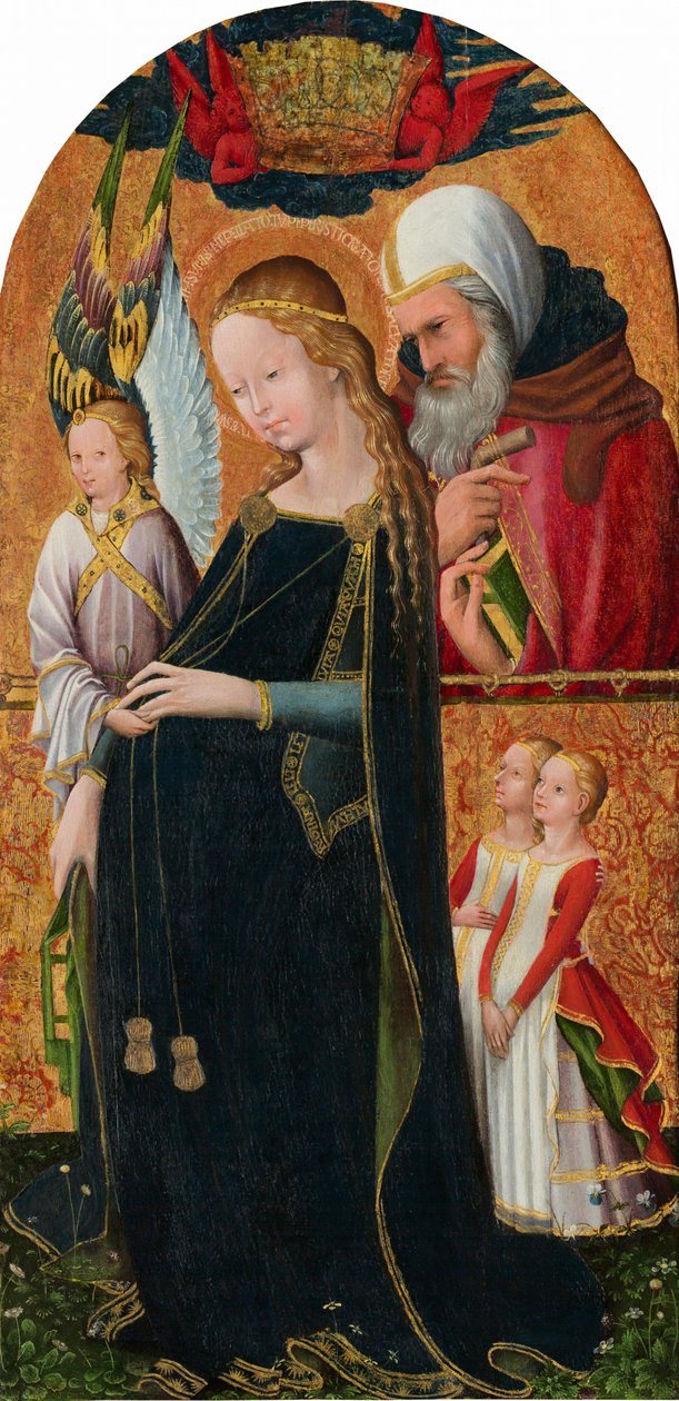 Madonna oczekująca ze św. 14251450. autorstwa Unbekannt