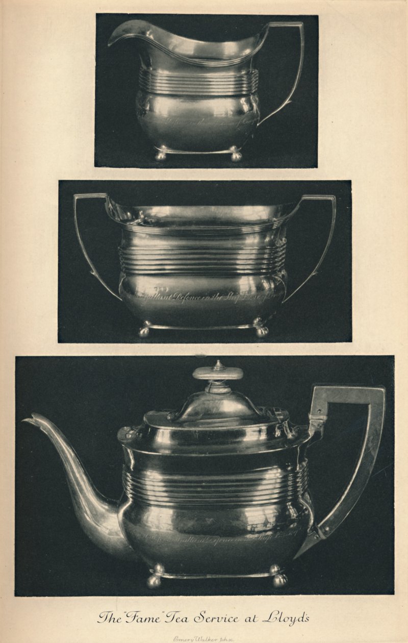 Sławny serwis herbaciany w Lloyds, c1804, 1928 autorstwa Unbekannt