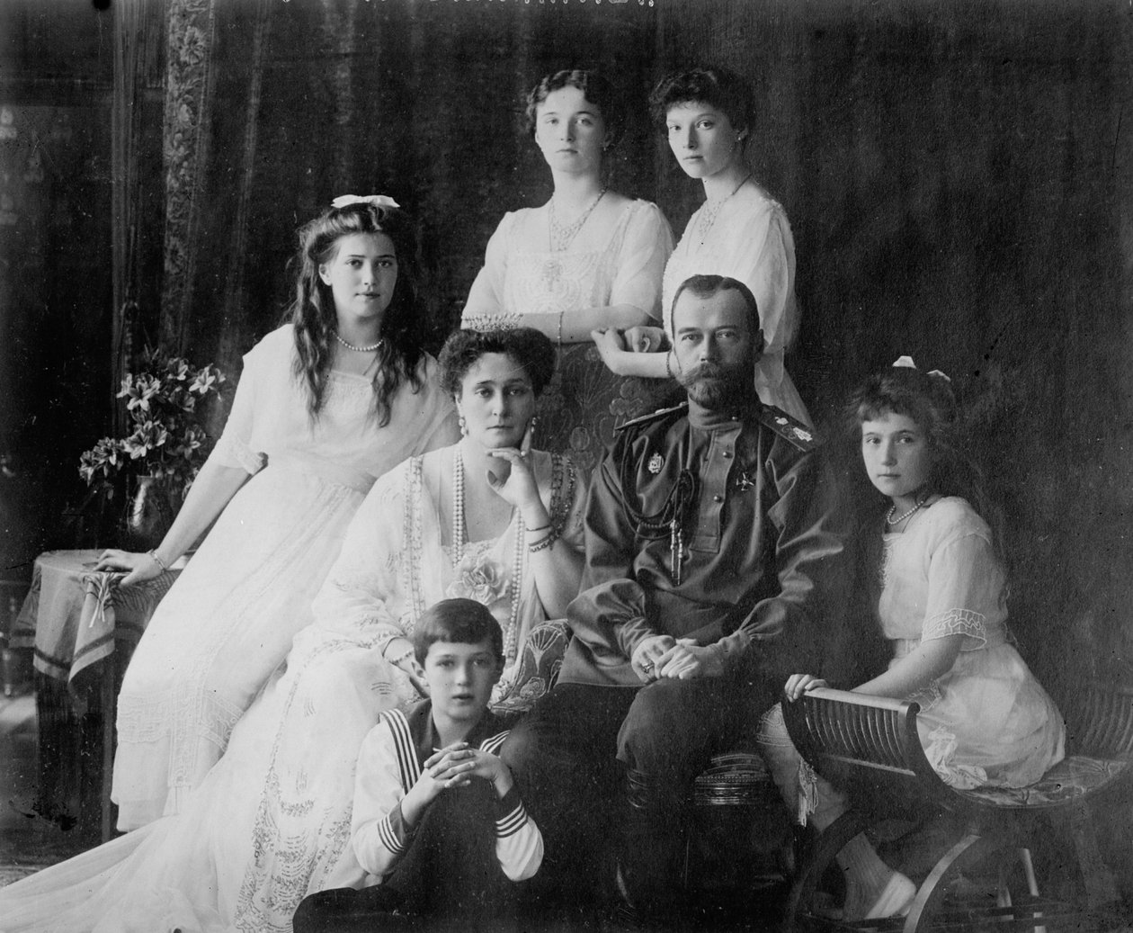 Rodzina cara Rosji Mikołaja II, lata 1910. autorstwa Unbekannt