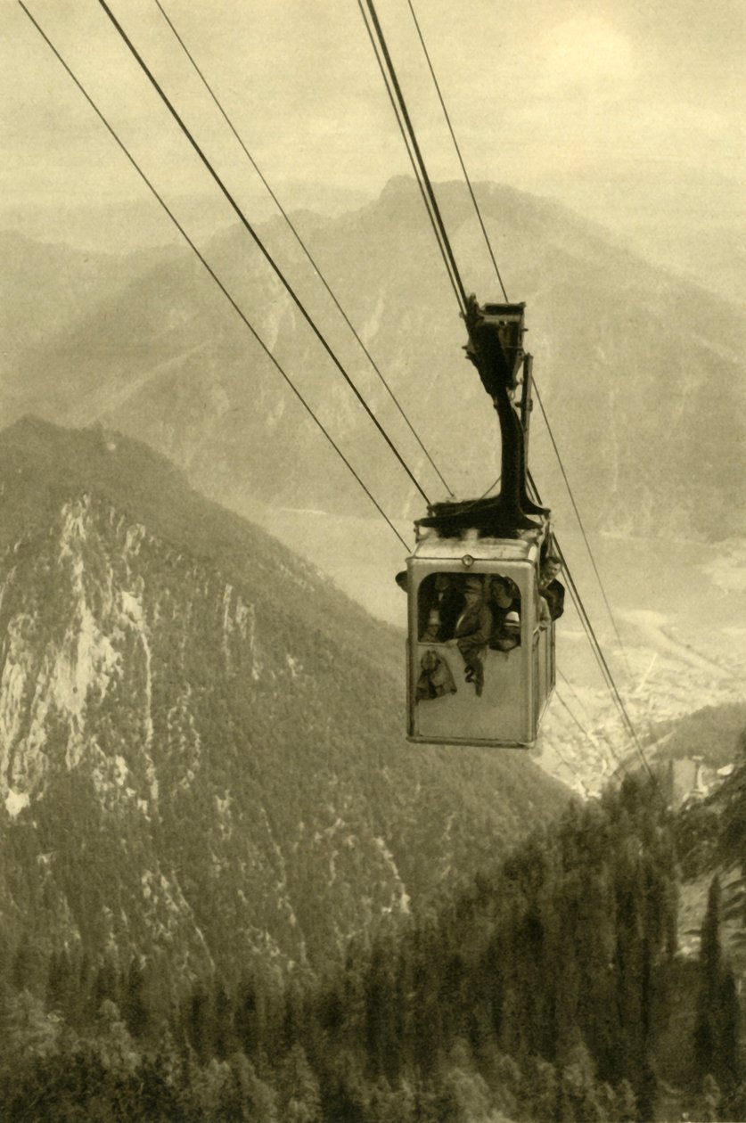 Kolejka linowa Feuerkogel, Górna Austria, ok. 1935. autorstwa Unbekannt