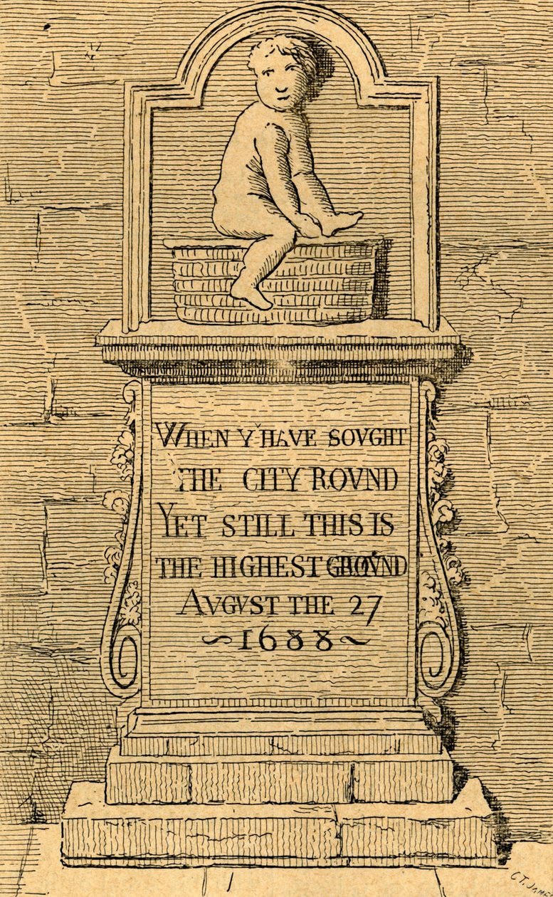 Figura w Panyer Alley, 1897. autorstwa Unbekannt