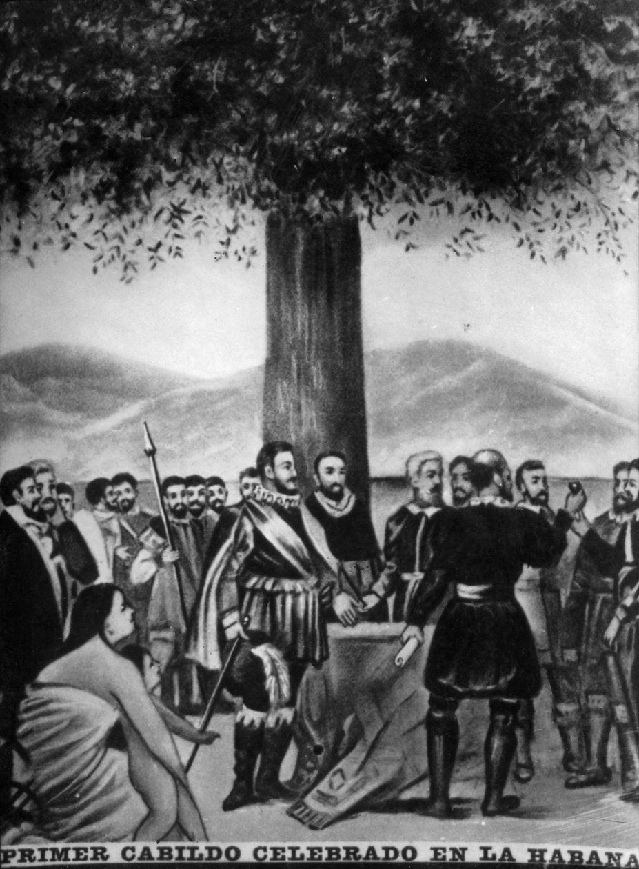 Pierwszy Cabildo, 1519, 1920 autorstwa Unbekannt