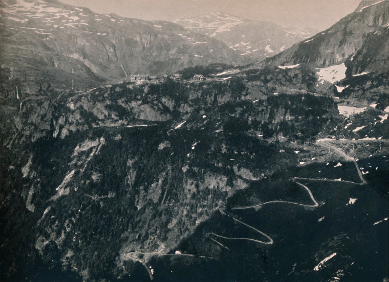 Dolina Flaam, w kierunku Vatnehalsen, 1914. autorstwa Unbekannt