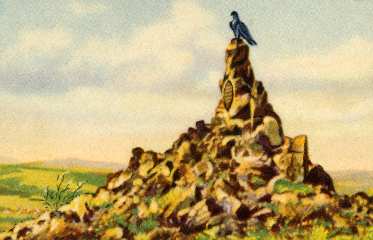 Fliegerdenkmal, pomnik na Wasserkuppe, Hesja, Niemcy, 1932. autorstwa Unbekannt