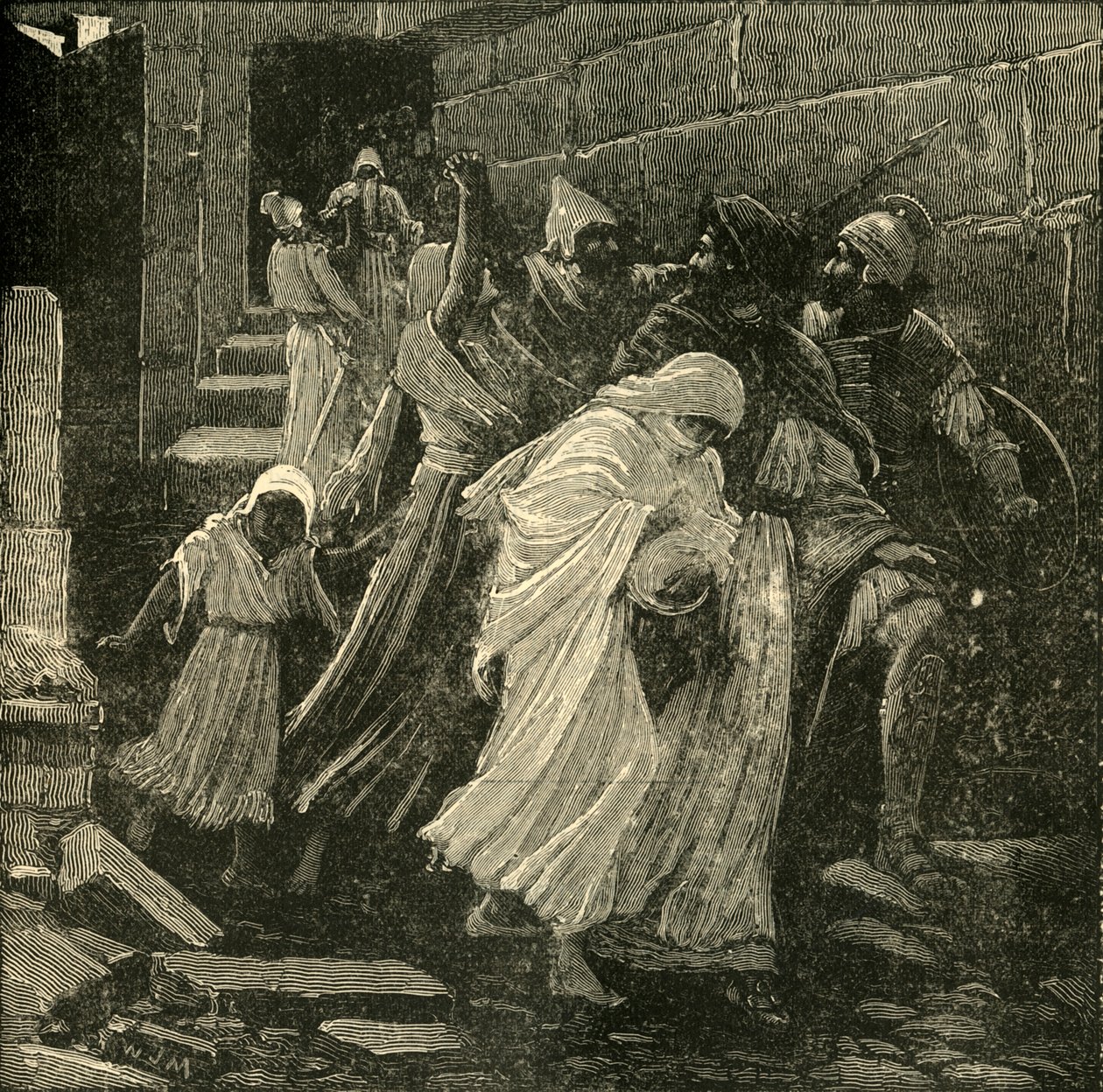 Ucieczka Sedekiasza, 1890. autorstwa Unbekannt
