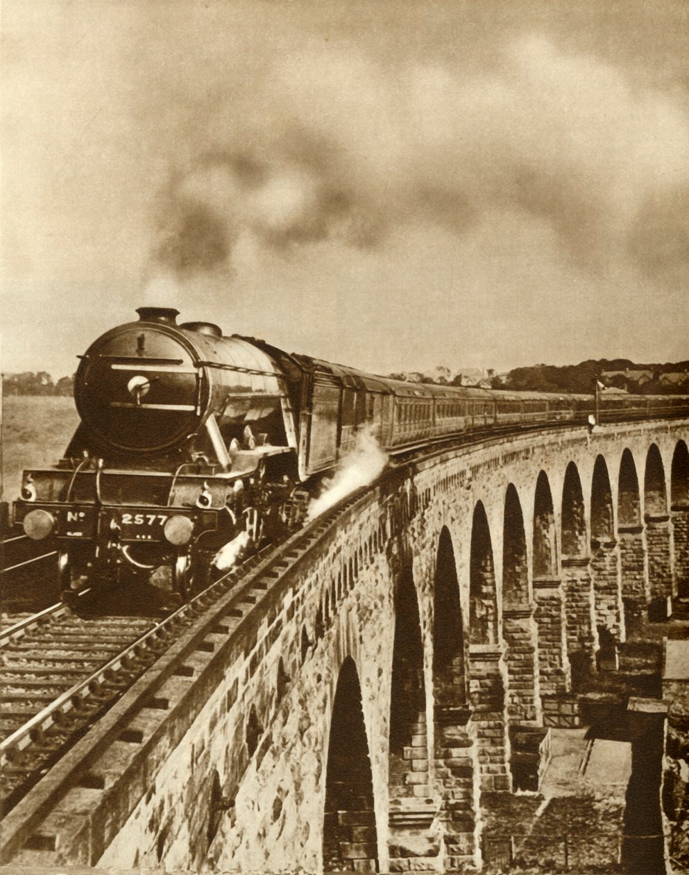 Latający Szkot... nieprzerwany kurs między Kings Cross a Newcastle, 11 lipca 1927, 1935. autorstwa Unbekannt