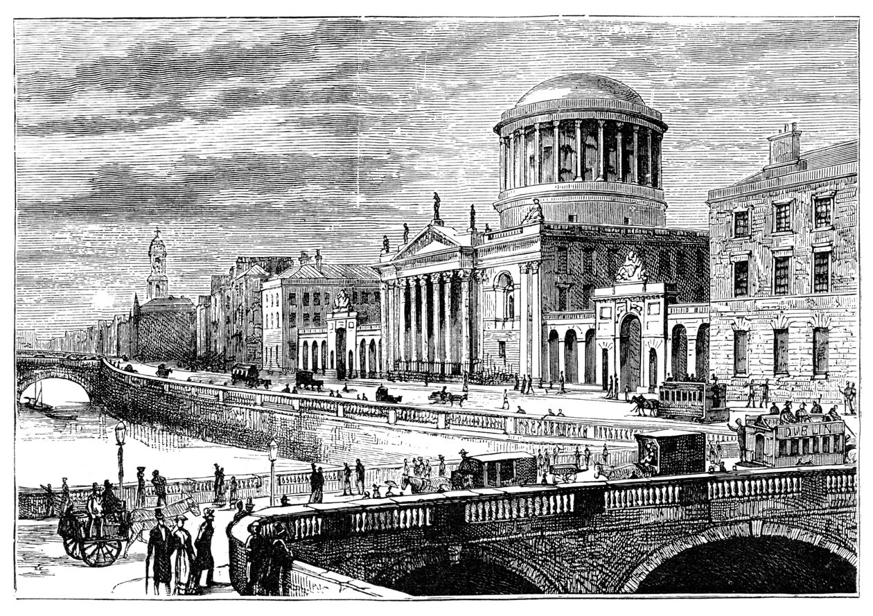 Cztery Sądy, Dublin, Irlandia, 1900 autorstwa Unbekannt