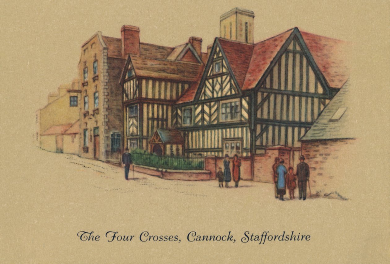 Cztery Krzyże, Cannock, Staffordshire, 1939 autorstwa Unbekannt