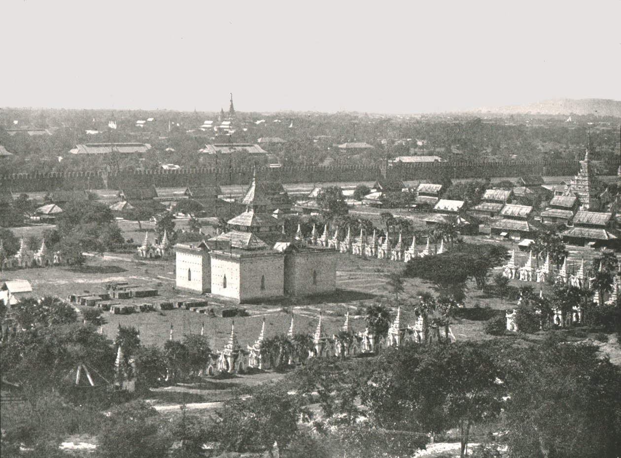 Czterysta pięćdziesiąt świątyń, Mandalay, Birma, 1895. autorstwa Unbekannt