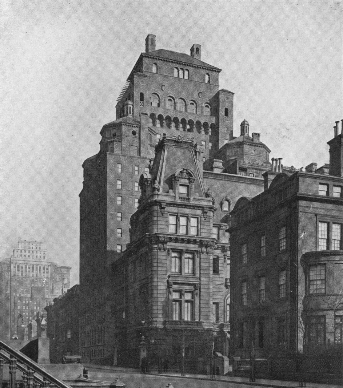 Budynek klubów Fraternity z Madison Avenue, Nowy Jork, 1924 autorstwa Unbekannt