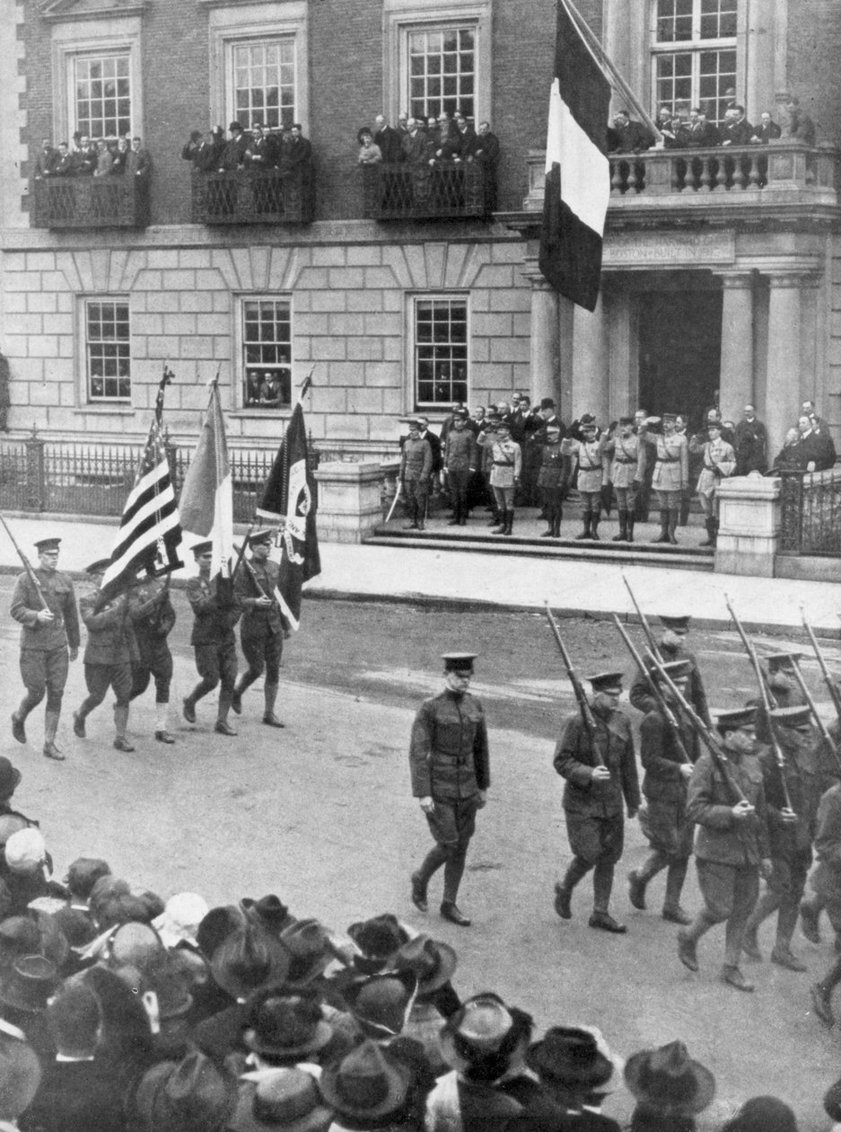 Francuska misja wojskowa w Ameryce, Harvard Club, Boston, Massachusetts, USA, 1917 autorstwa Unbekannt