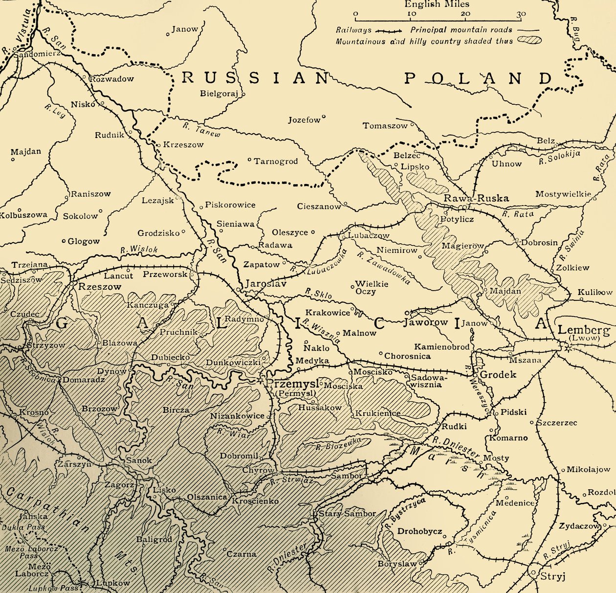 Kampania galicyjska, I wojna światowa, ok. 1915, ok. 1920. autorstwa Unbekannt