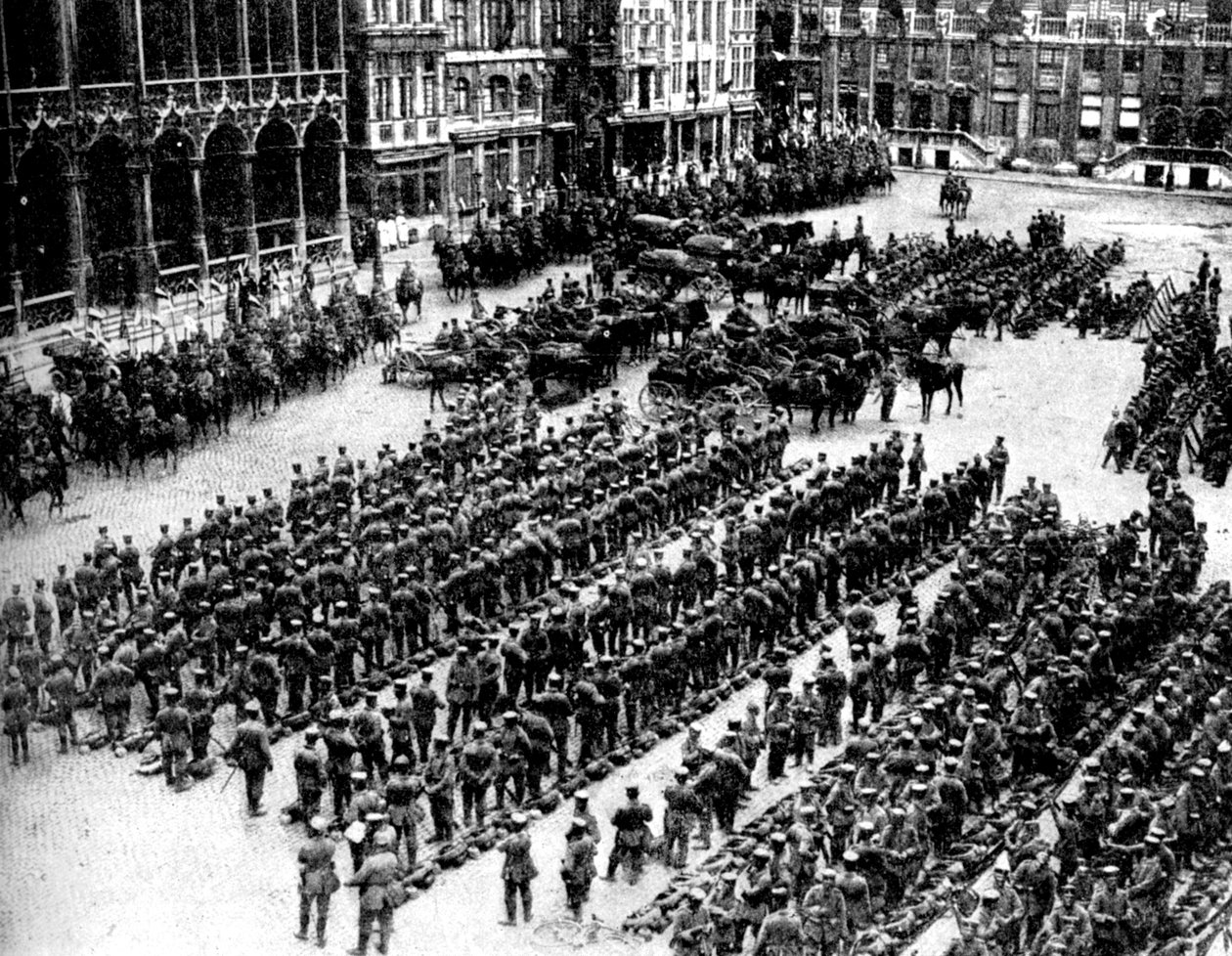 Armia niemiecka w Brukseli, I wojna światowa, 1914 autorstwa Unbekannt