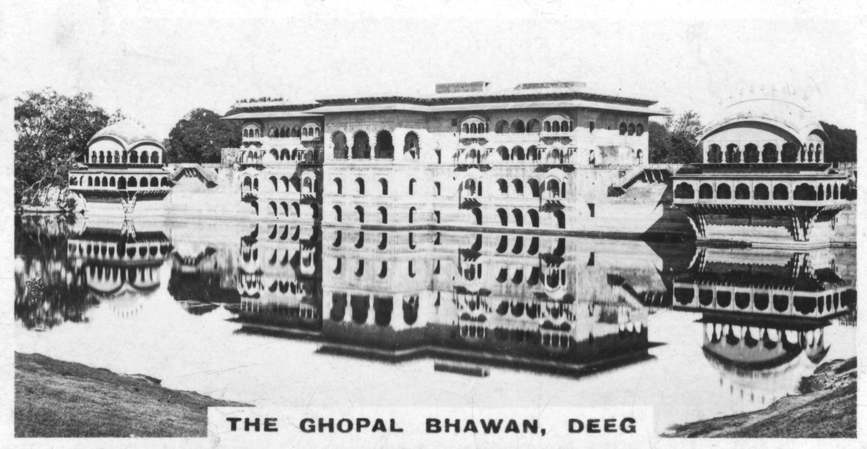 Ghopal Bhawan, Deeg, Radżastan, Indie, ok. 1925 r. autorstwa Unbekannt