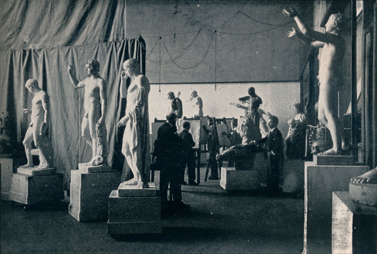 Glasgow School of Art, sala antyczna, ok. 1900 autorstwa Unbekannt
