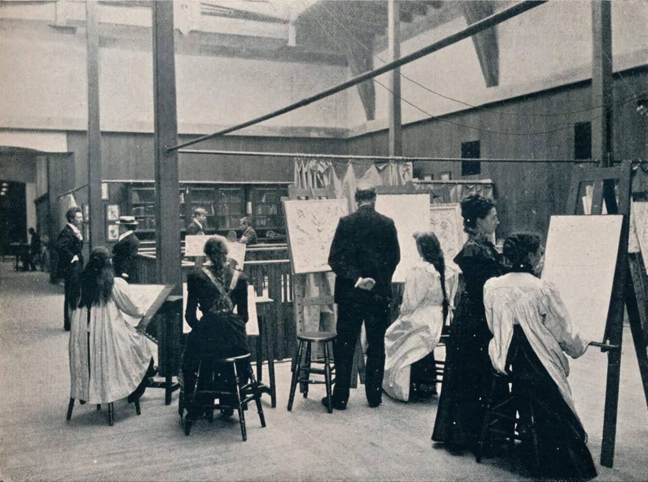 Glasgow School of Art, Muzeum, ok. 1900 autorstwa Unbekannt