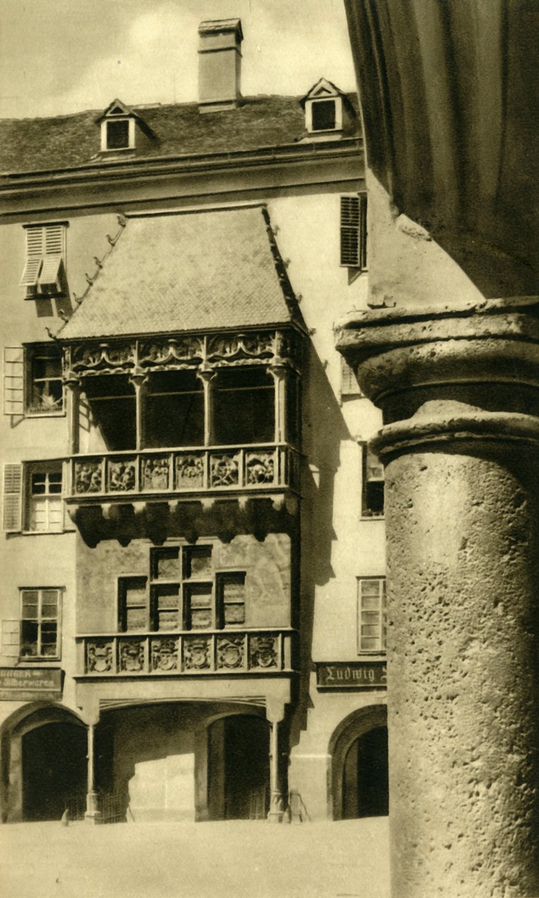Goldenes Dachl, Innsbruck, Tyrol, Austria, c1935. autorstwa Unbekannt