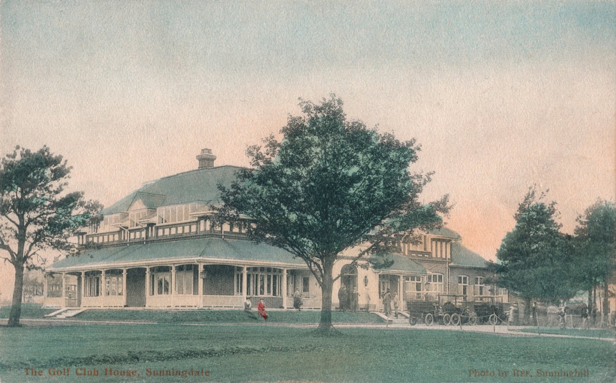 Dom klubu golfowego, Sunningdale, ok. 1910 r autorstwa Unbekannt