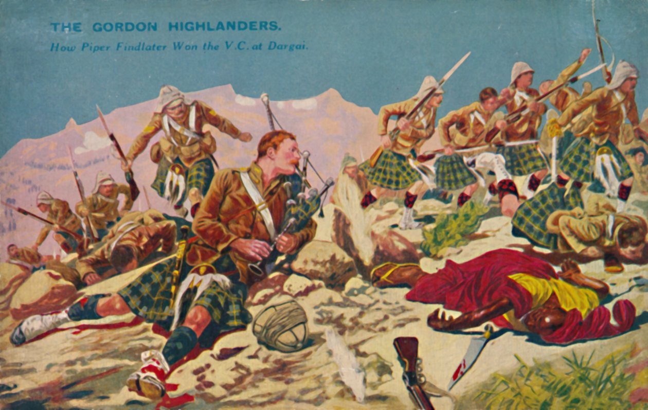 Górale Gordona. Jak Piper Findlater wygrała V.C. w Dargai, 1897, 1939. autorstwa Unbekannt