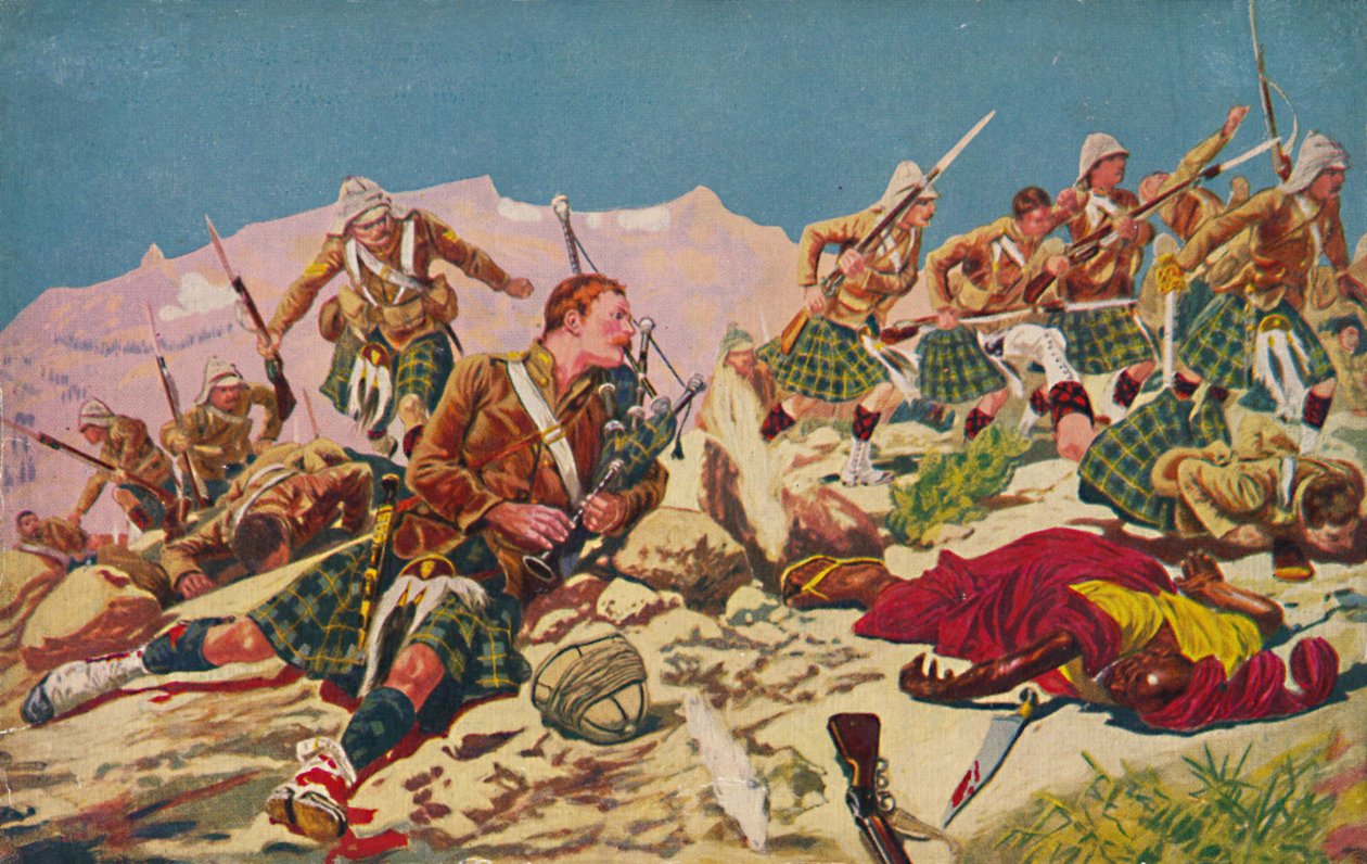 Górale Gordona. Jak Piper Findlater wygrała V.C. w Dargai, 1897, 1939 autorstwa Unbekannt