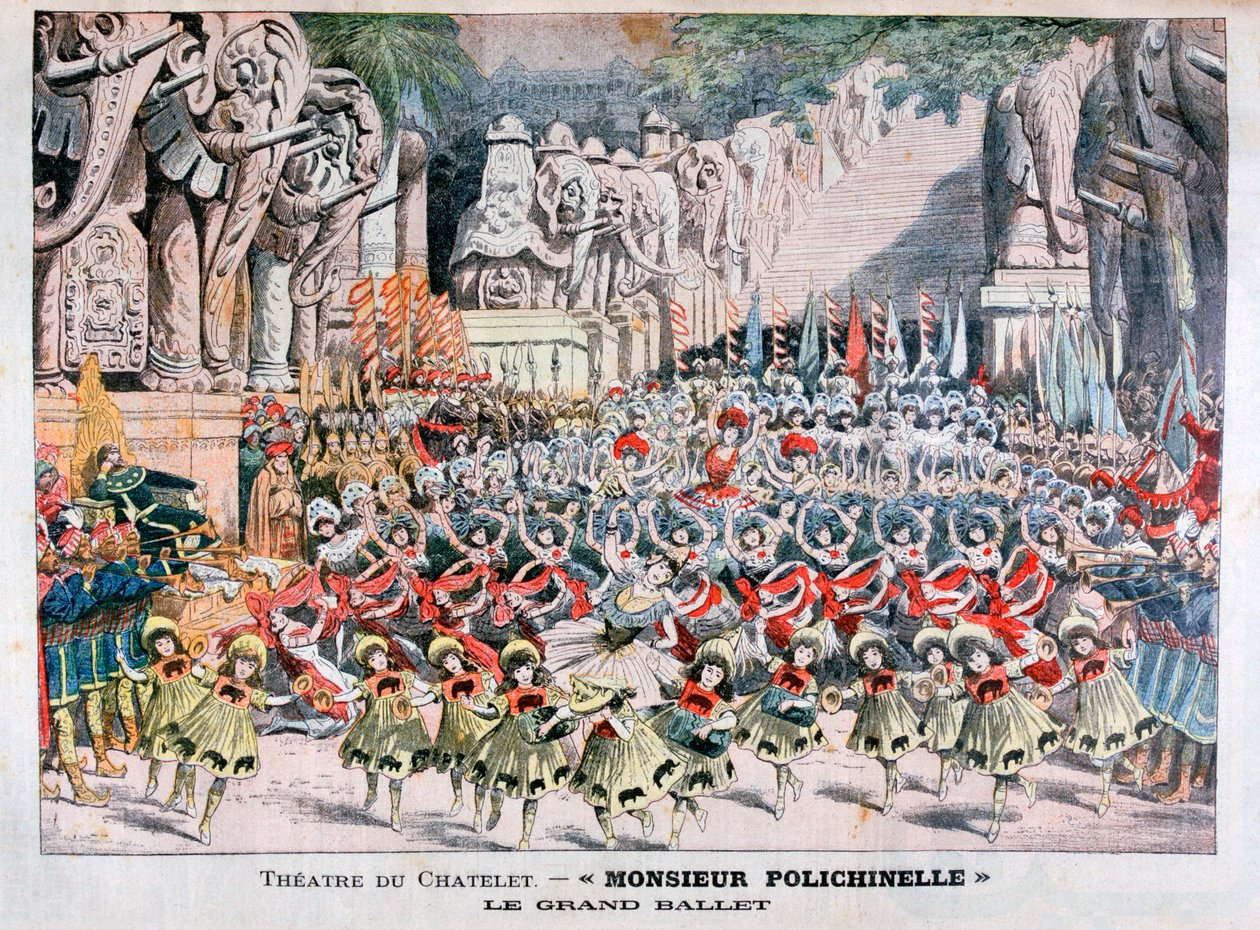 Wielki Balet, Theatre du Chatelet, Paryż, 1904 autorstwa Unbekannt