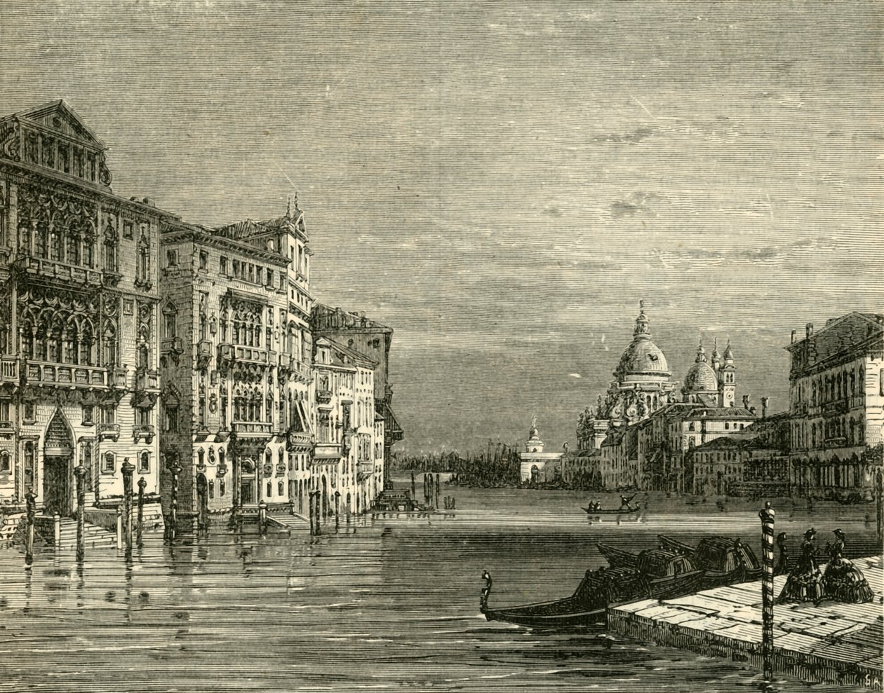 Canal Grande, Wenecja, 1890. autorstwa Unbekannt