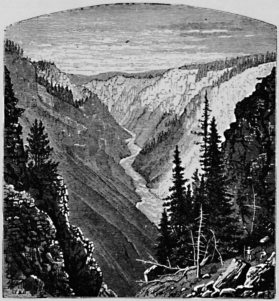 Wielki Kanon, 1883 r. autorstwa Unbekannt