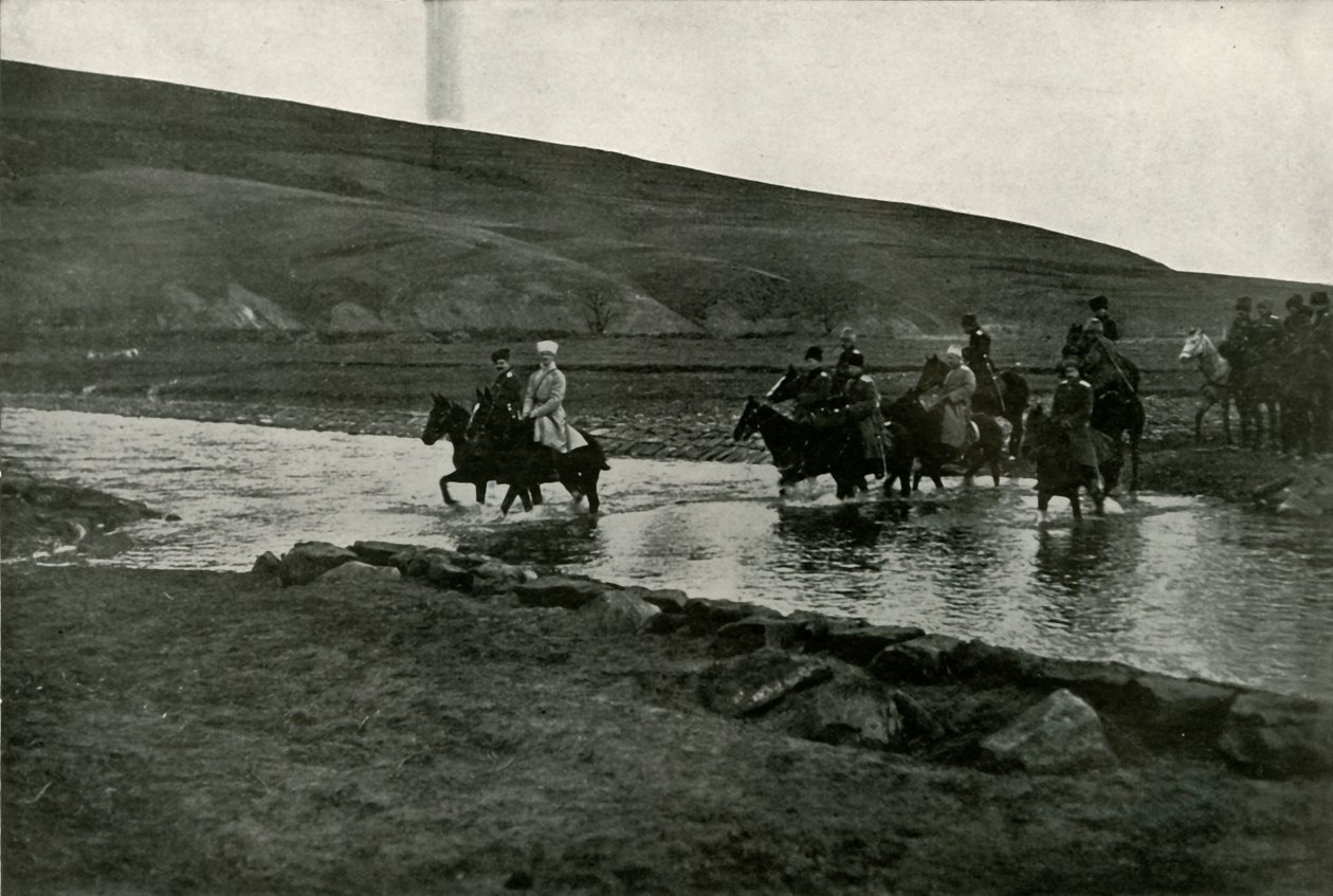 Wielki książę Michał i jego sztab, 1919. autorstwa Unbekannt