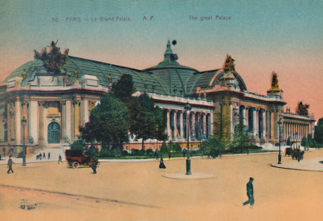 Grand Palais, Paryż, ok. 1920 autorstwa Unbekannt