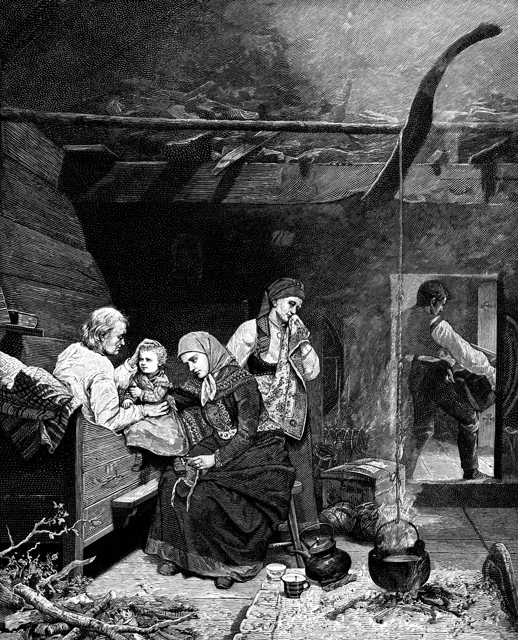 Błogosławieństwo dziadków, połowa XIX wieku 1882 r. autorstwa Unbekannt