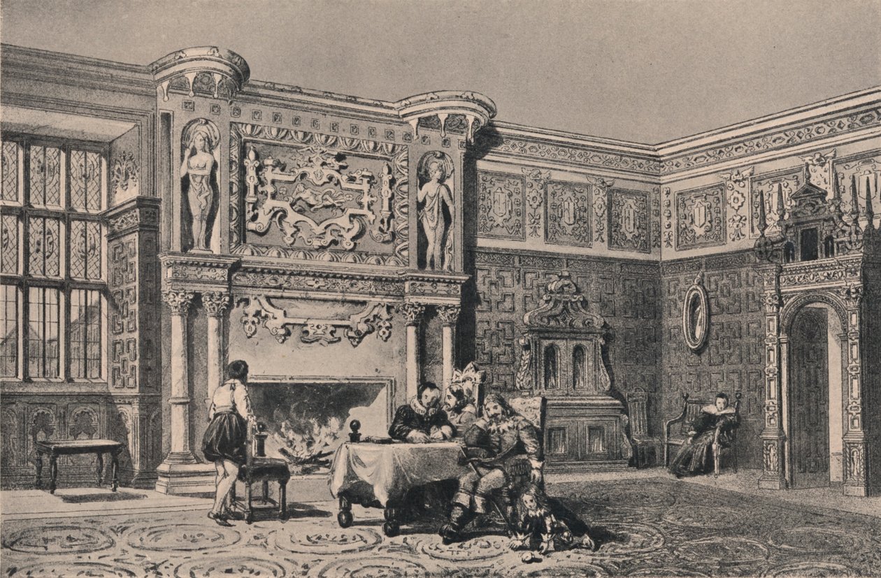 Wielka Komnata, Montacute, Somerset, 1915. autorstwa Unbekannt