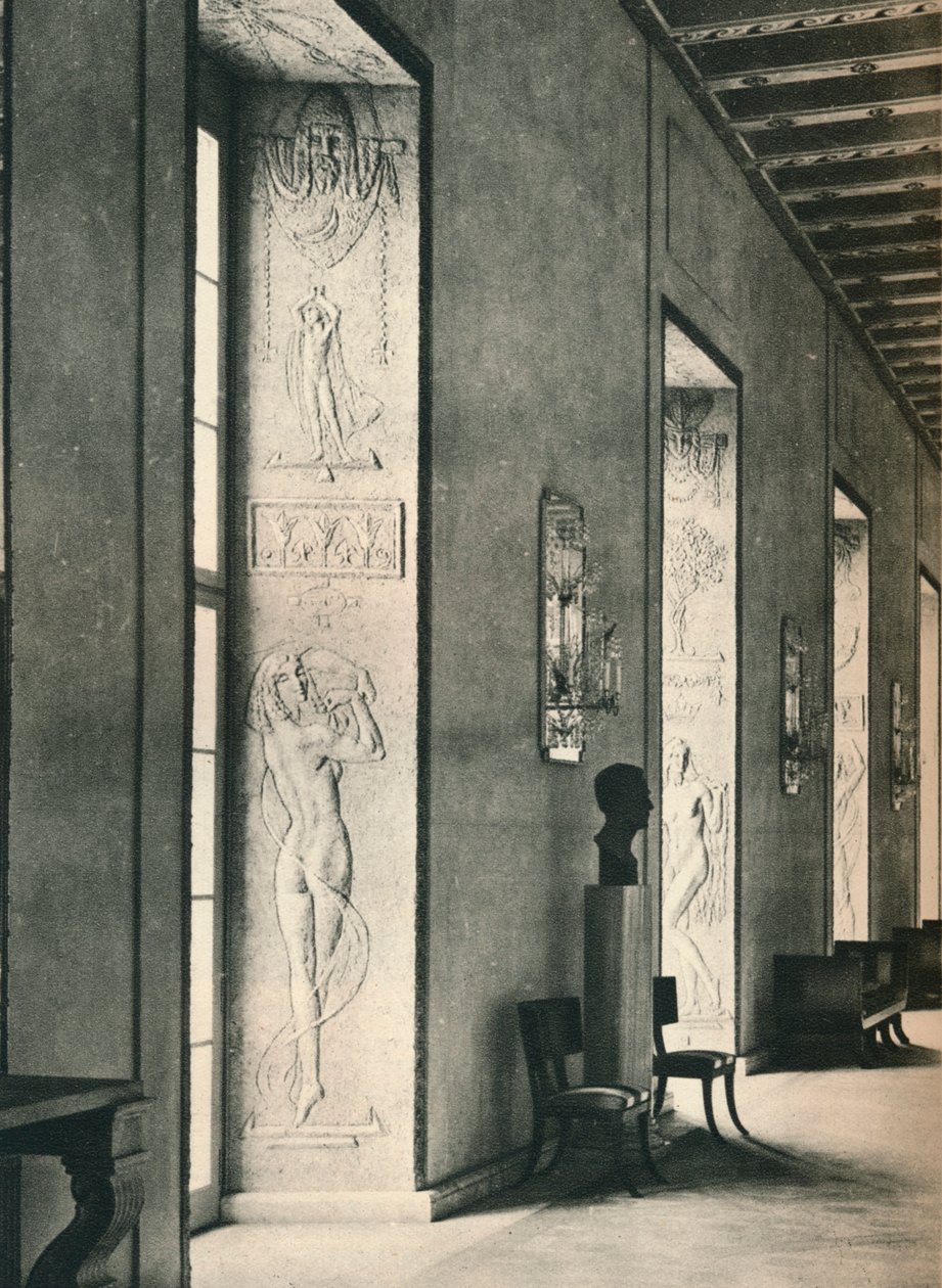 Wielka Galeria w Ratuszu w Sztokholmie, 1925 autorstwa Unbekannt