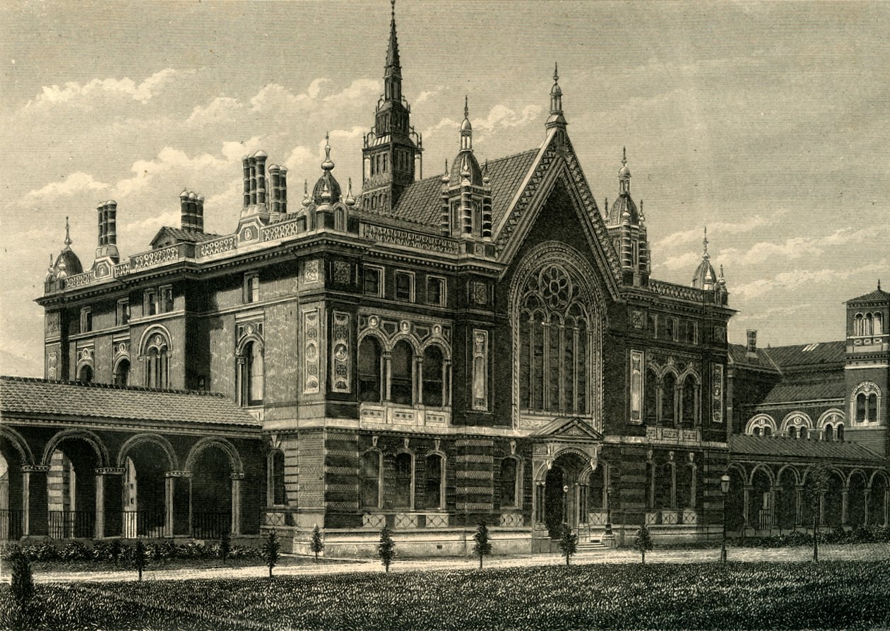 Wielka Sala, Dulwich College, ok. 1878 r. autorstwa Unbekannt