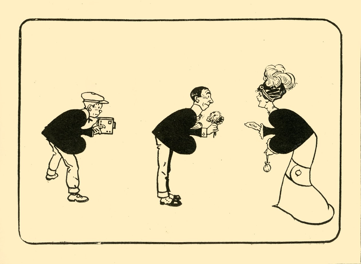 Pozdrowienie na trójkę pik, 1910. autorstwa Unbekannt