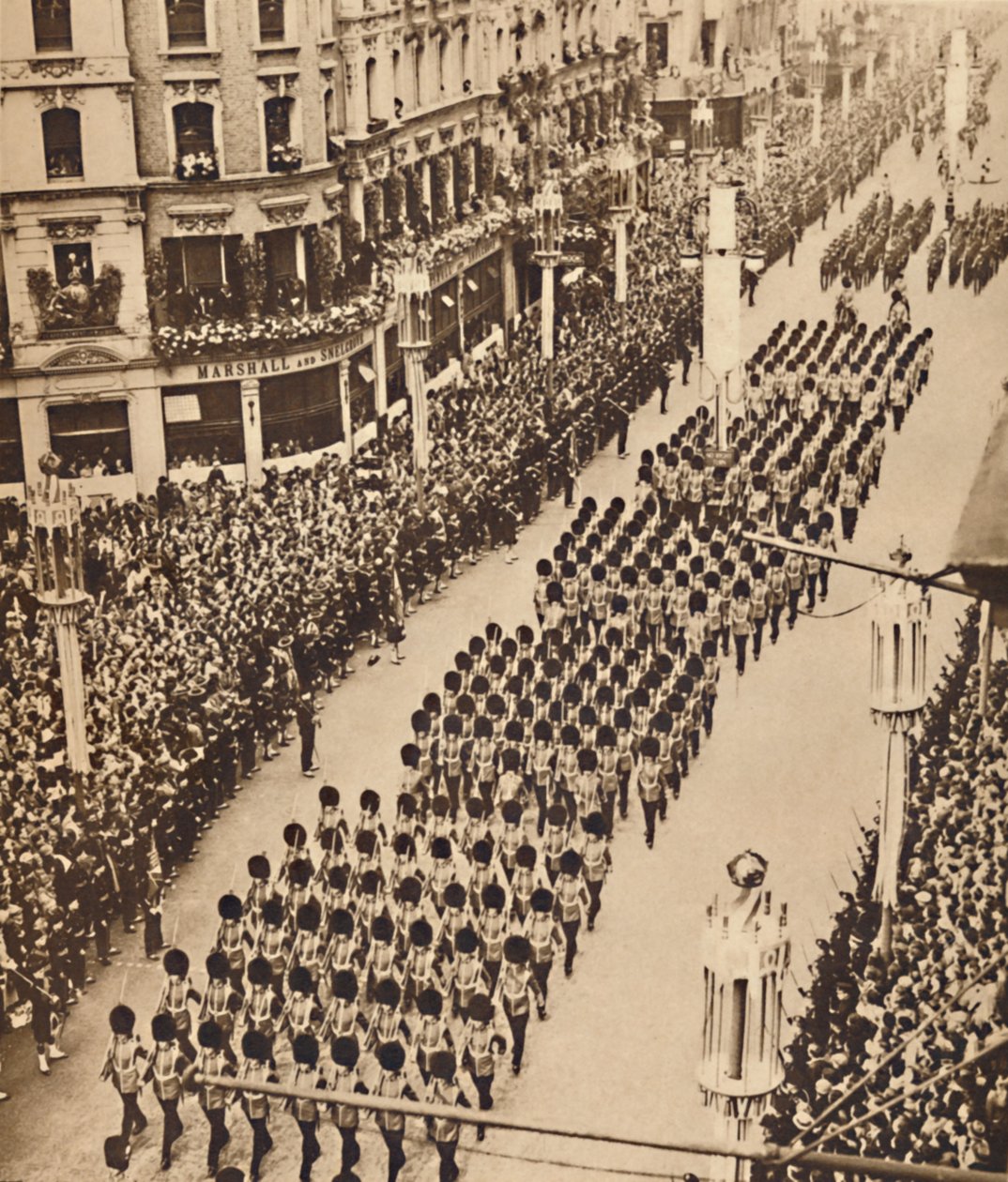 Strażnicy na Oxford Street, 12 maja 1937 autorstwa Unbekannt