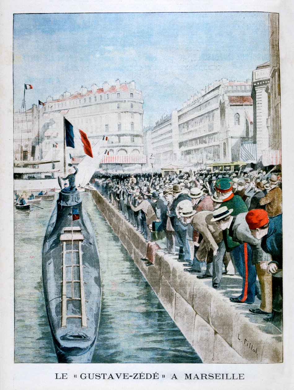 Gustave-Zede przybywa do Marsylii, 1901 autorstwa Unbekannt