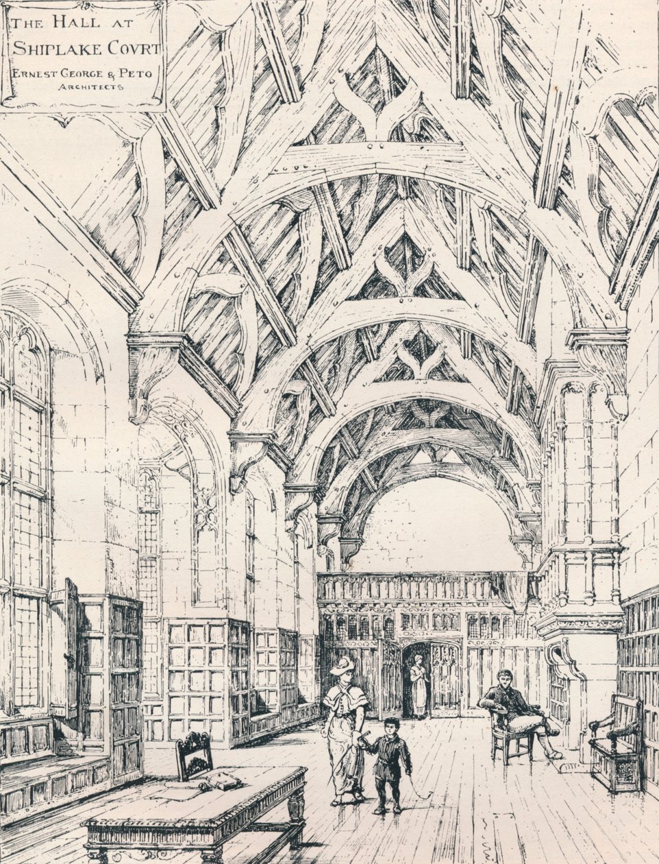 Sala, Sąd Shiplake, 1898 autorstwa Unbekannt