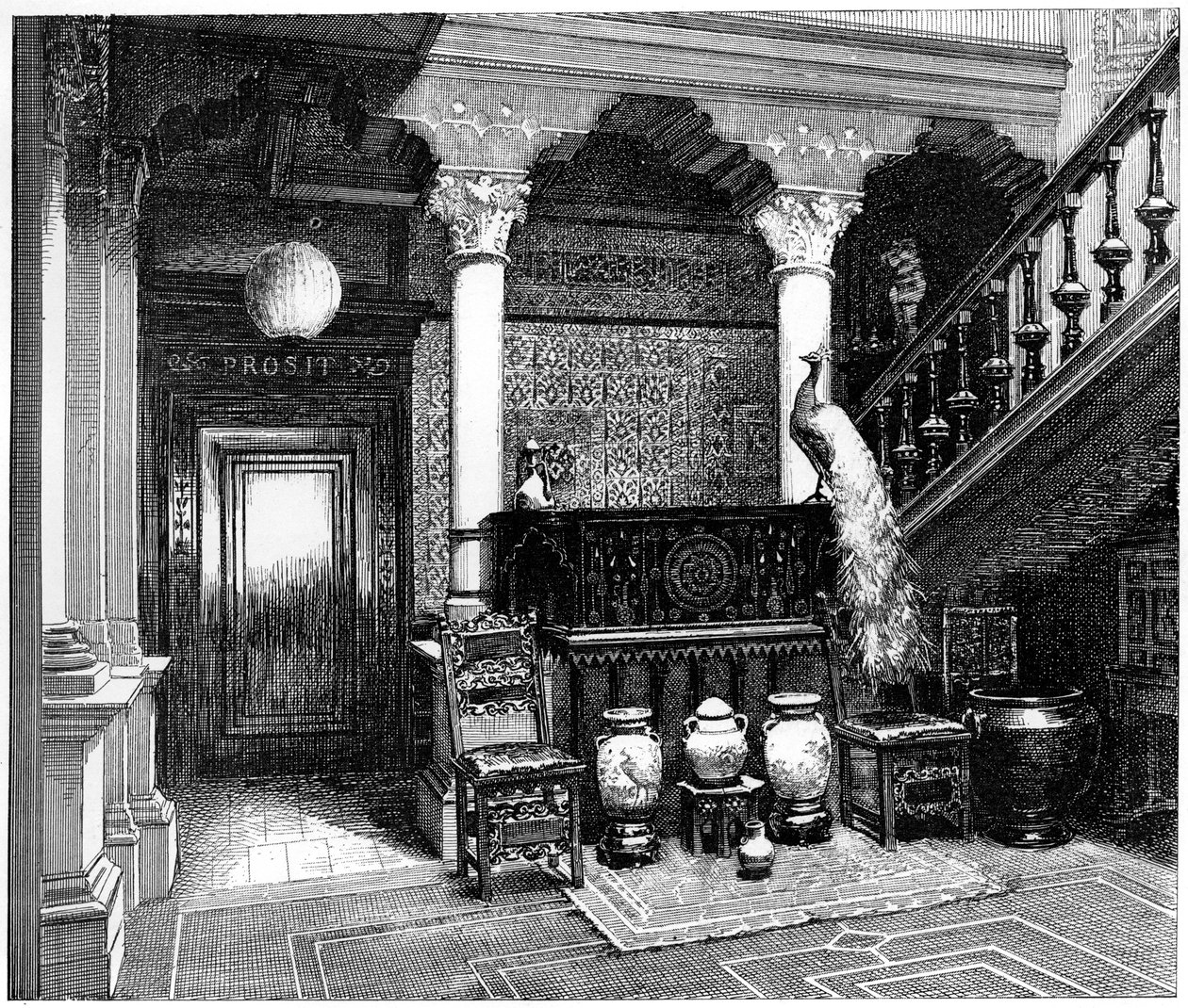 Sala, ok. 1880-1882 autorstwa Unbekannt