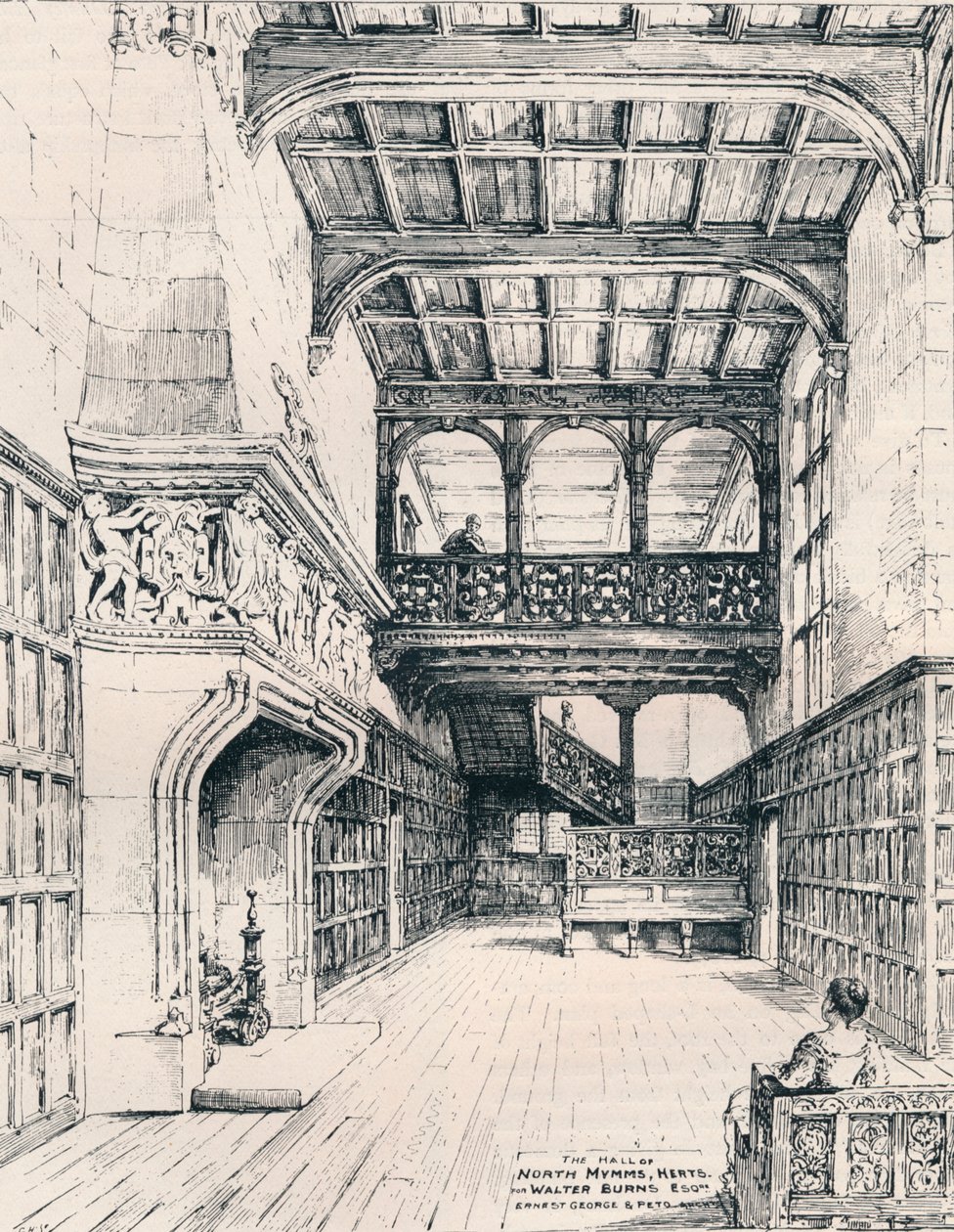 Hall of North Mymms, Herts, 1898 autorstwa Unbekannt