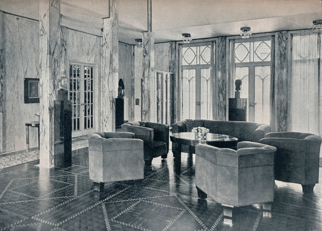 Sala Pałacu Stocleta, Bruksela, Belgia, c1914 autorstwa Unbekannt